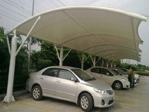 Cantilever Car parking shade