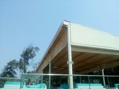 Sunshade awnings for hotels