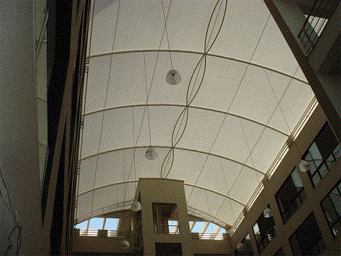 Tensile structure skylight 